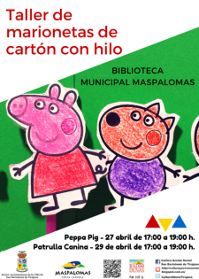 Marionetas Cartón Hilo